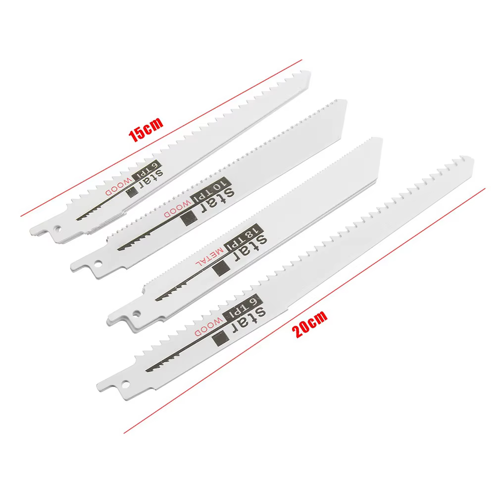 STONEGO 10 pièces lame de scie alternative lames de scie sauteuse pour coupe du bois/métal outils de