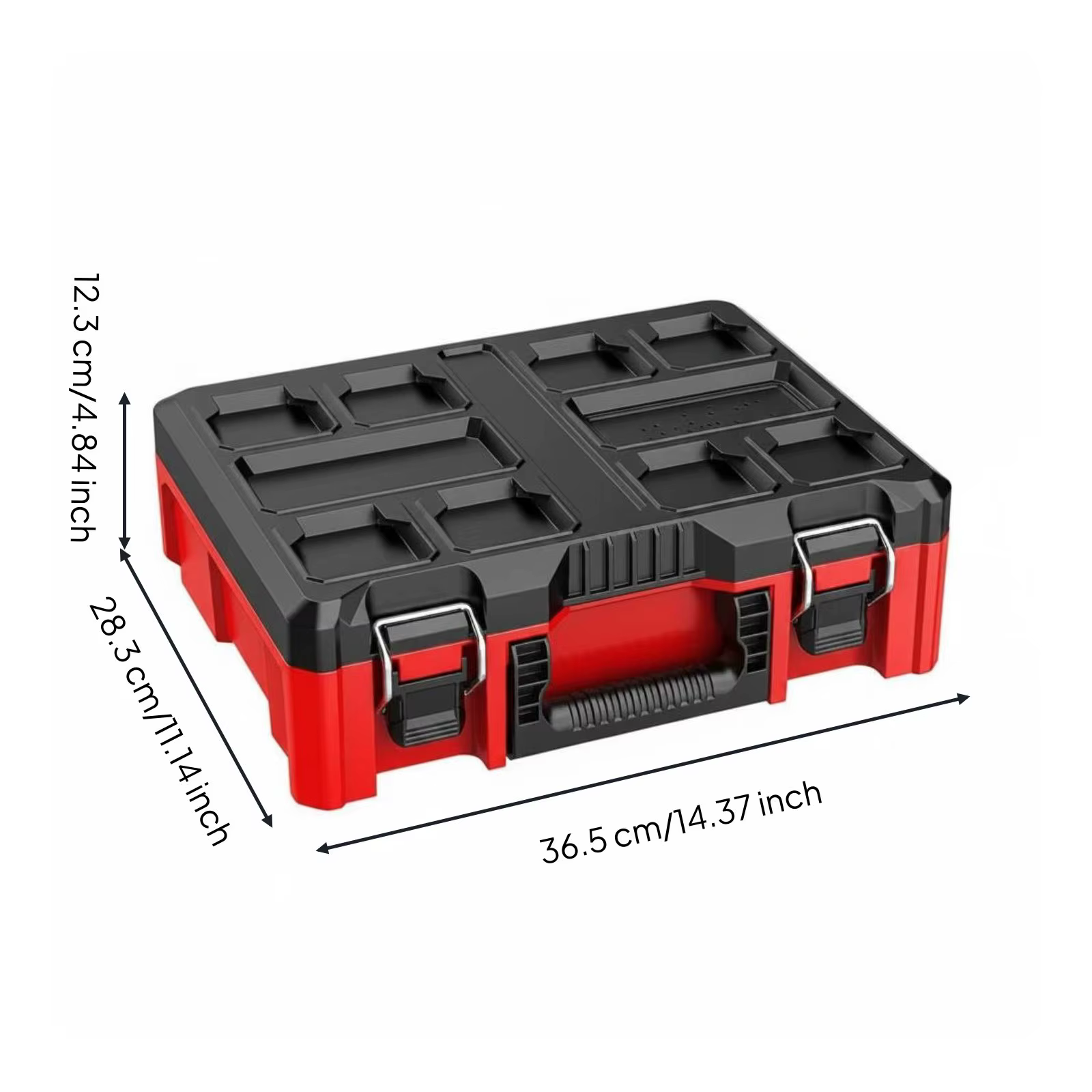 Boîte à outils multifonctionnelle modulaire, organiseur d'outils de qualité industrielle, boîte de r