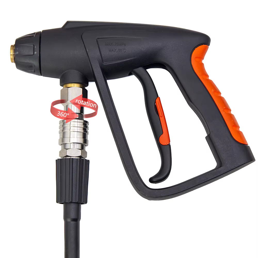 Connecteur rapide autobloquant 1/4, accessoires de lavage, pistolet sans déclenchement au tuyau, net