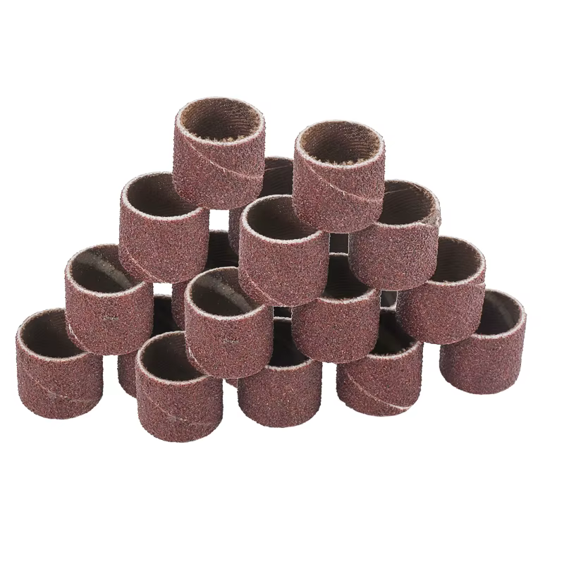 11/102 pièces Kit de tambour de ponçage grain # 80 # 120 # Bande de ponçage 180 pour manchons Dremel