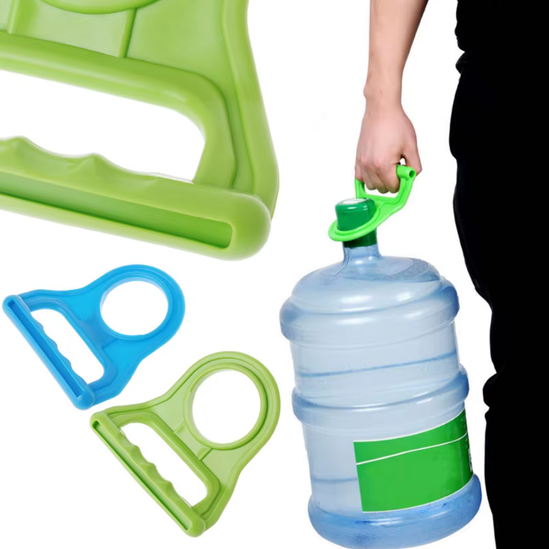 Seau d'eau en bouteille de 5 Gallons, poignée de transport, outil facile à transporter, couleur aléa