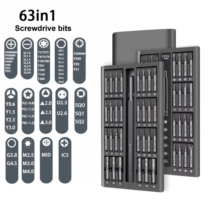 Kit de tournevis de précision pour ordinateur portable, Kit de tournevis magnétiques, petits tournev