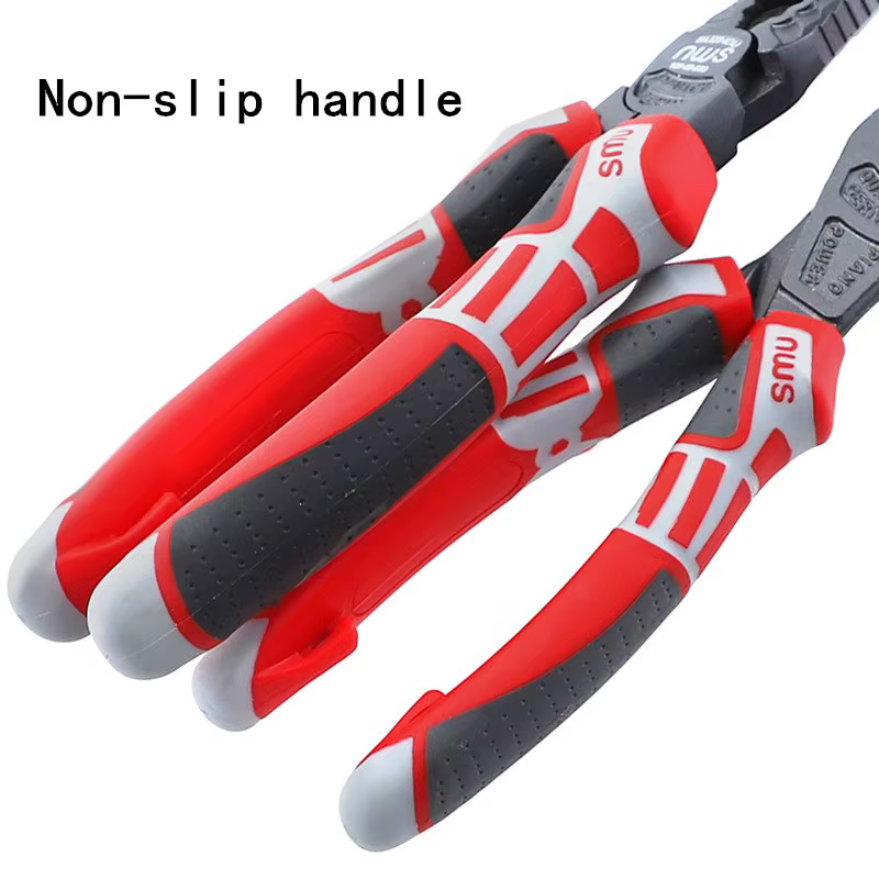 Coupe-fil multifonctionnel 6 ''/7''/8 ", pince d'électricien allemand, tête de serrage épaisse, outi