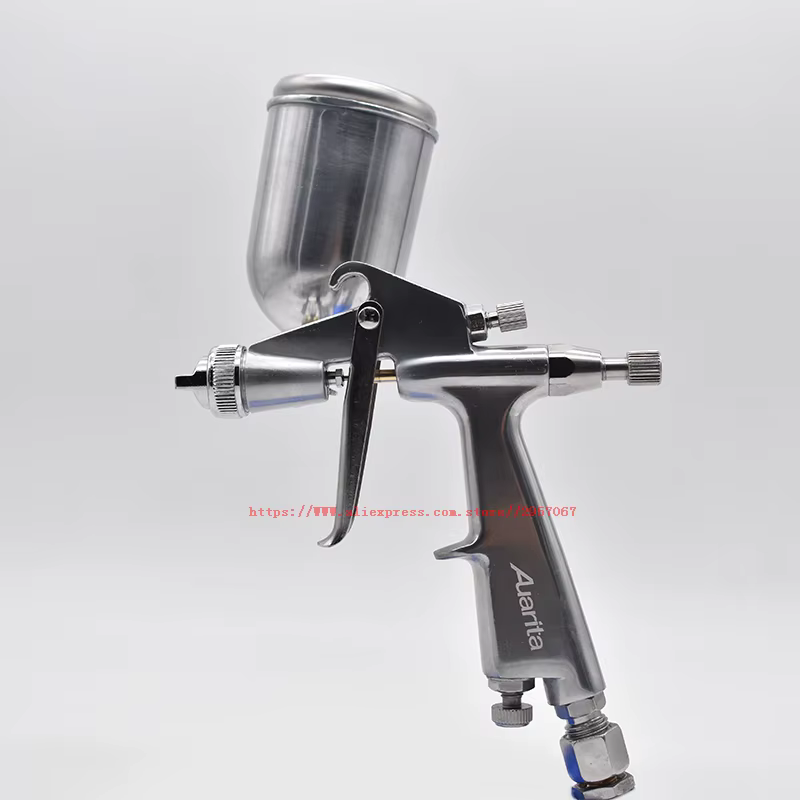 Outils de pistolet à air aérographe pistolet à peinture F-3 hvlp 1.0mm buse aérographe pistolet pneu
