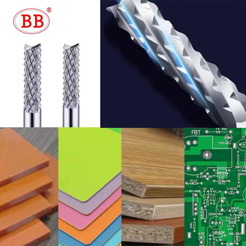 BB – fraise en bout de maïs en carbure de tungstène, Machine de gravure CNC PRO Bit 3.175 4 6mm pour