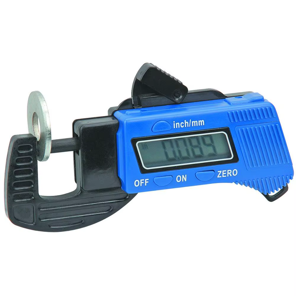 Mini jauge d'épaisseur numérique, rapide pouce/métrique 0-0.5 "12.7mm, outil de mesure de largeur mi