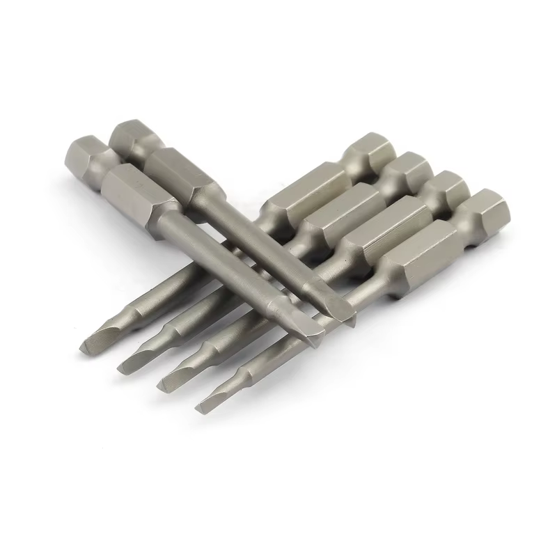 Jeu d'embouts de vis triangulaires de 65mm, 6 pièces, tournevis électrique magnétique en acier allié