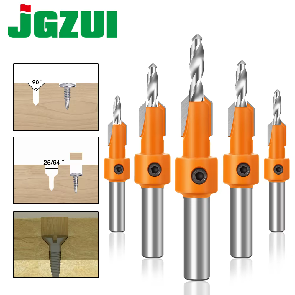 8mm tige HSS travail du bois fraise routeur Bit vis extracteur Remon démolition pour fraise à bois o