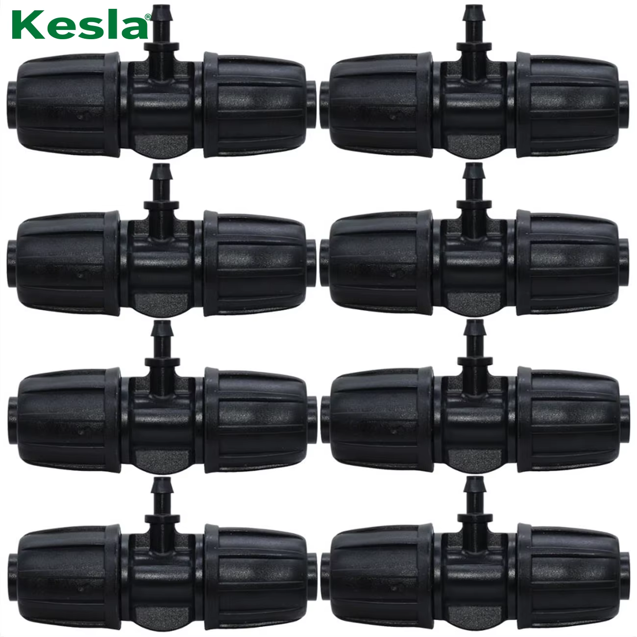 KESLA-Connecteur de tuyau en T avec verrouillage fileté, adaptateur d'eau d'irrigation de jardin ver