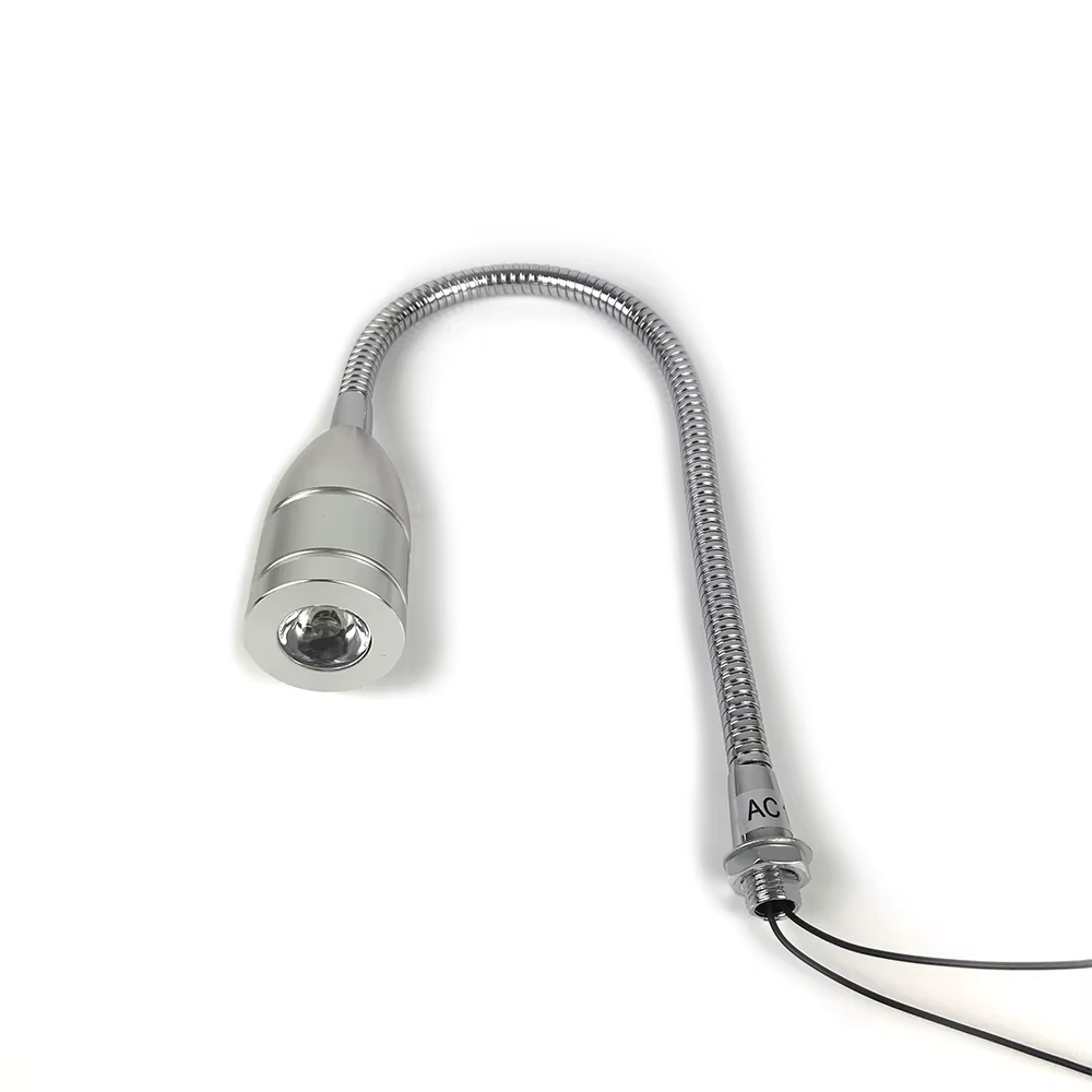 1W 3W AC 12V 24V 220V LED outil lumière Flexible 30cm LED atelier lampe de travail argent pour CNC M
