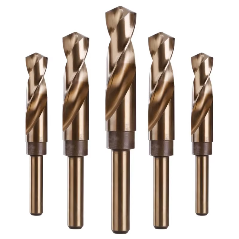 Foret hélicoïdal M35 hss-co Cobalt de qualité industrielle 13.5-30mm 1/2 pouces foret à tige réduite