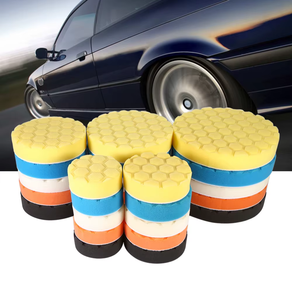 5 pièces ensemble tampon de polissage de cire de voiture disque de polissage 3/4/5/pouces outils de