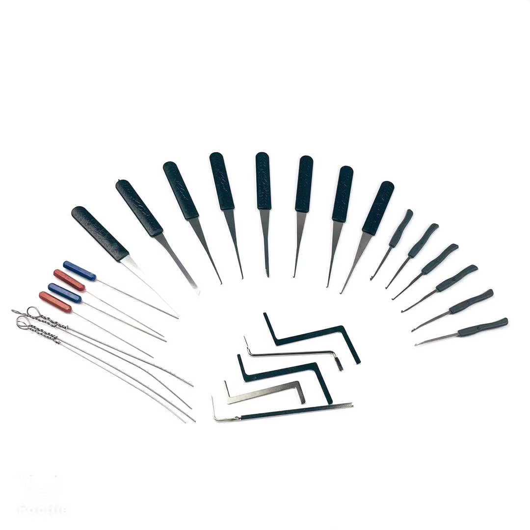 Kit d'outils flacon de serrurier pour la famille, clé cassée, ensemble d'outils de retrait avec tens