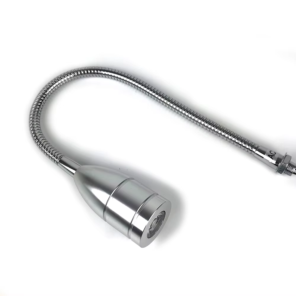 1W 3W AC 12V 24V 220V LED outil lumière Flexible 30cm LED atelier lampe de travail argent pour CNC M