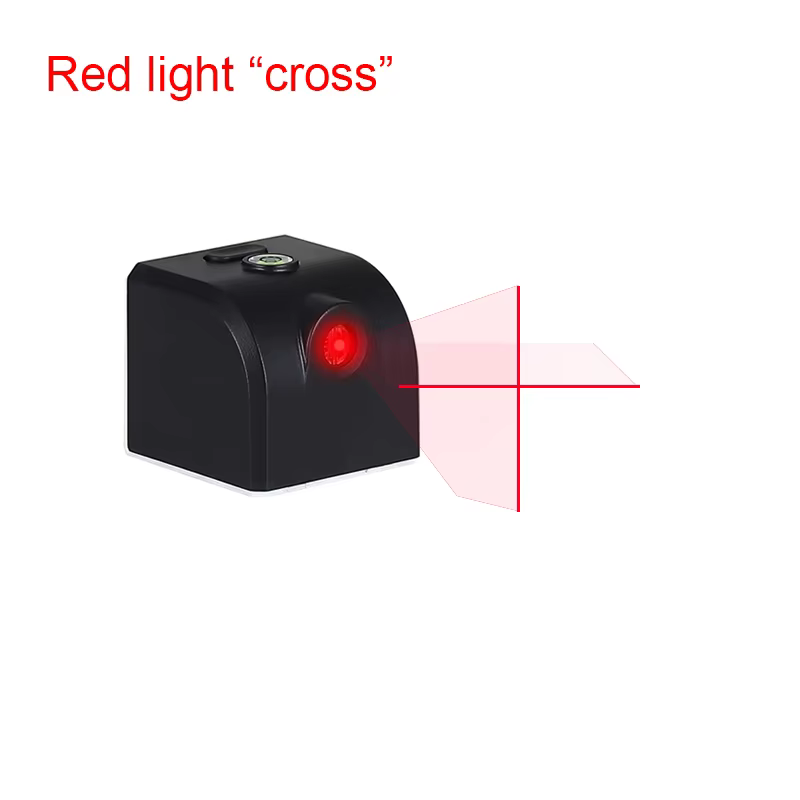Mini niveau Laser, lignes transversales horizontales et verticales, Super puissant, vert/rouge, port