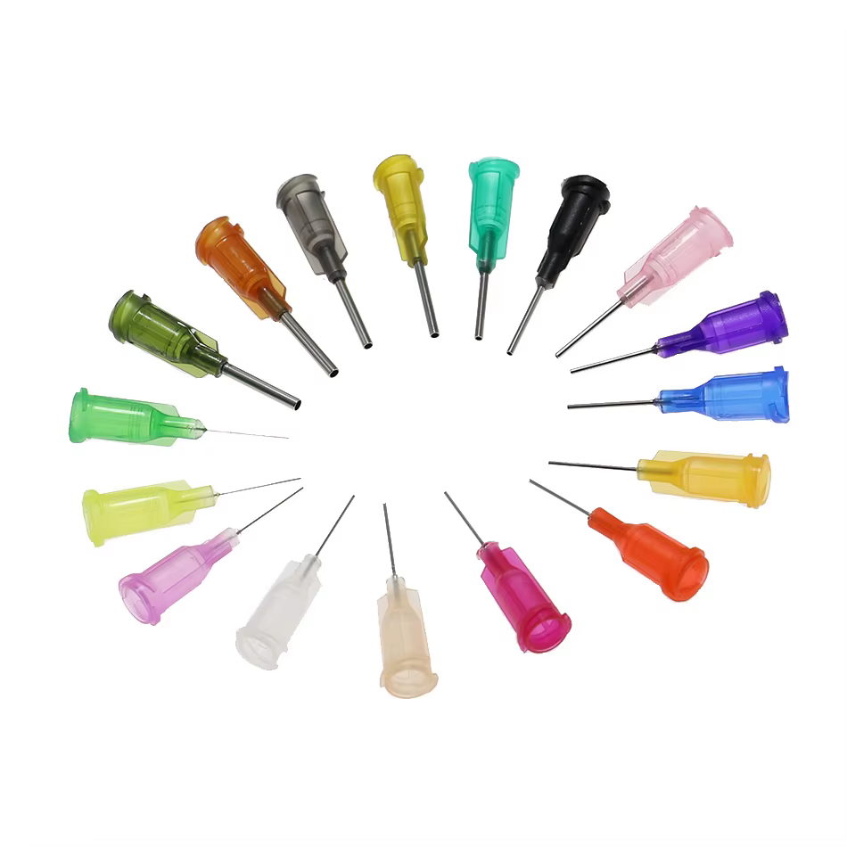 Seringues en Spirale en Acier Inoxydable, Distributeur de Liquide, Tube Luer Lock, 14, 15, 16, 17, 1