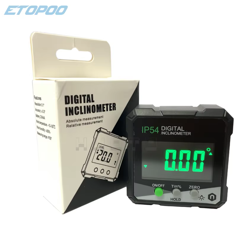 ETOPOO Niveau électronique numérique Fnder d'angle numérique 4*90 ° Inclinomètre magnétique rappor