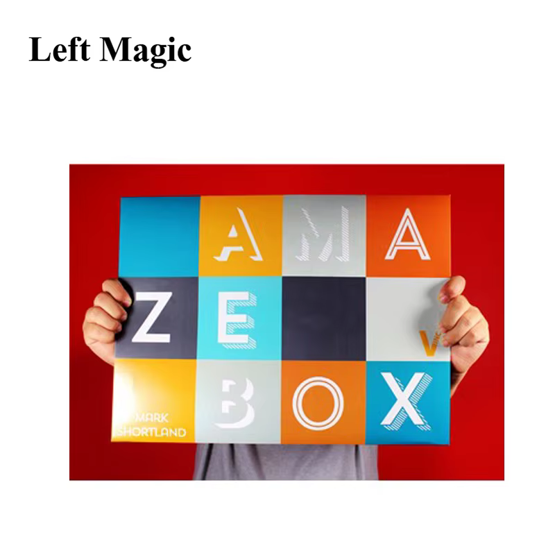 AmazeBox par Mark Shortland tours de magie boîte d'échange pour magicien professionnel scène Gimmick