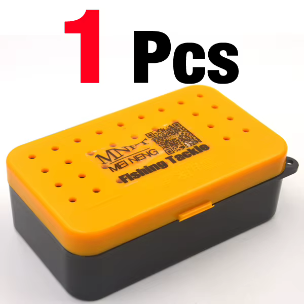 MNFT-Boîte de rangement portable pour leurres et appâts vivants, 1 pièce, 10x6x3.3cm
