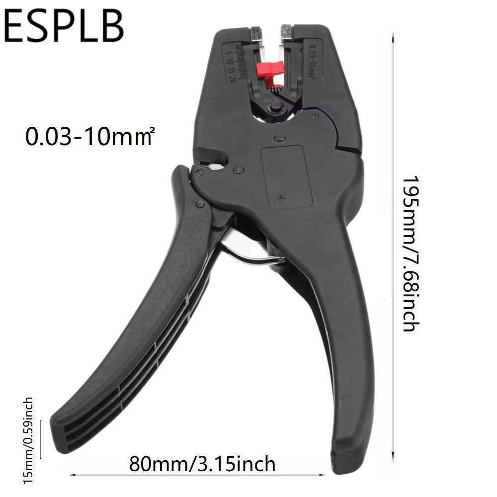 ESPLB 0.03-10mm dénudeur de fil isolation à nez plat pince à dénuder électrique pour outils à main a