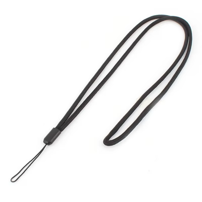 Lanière tressée en nylon pour appareil photo, collier, noir, téléphone portable, IPod, USB, régule 3