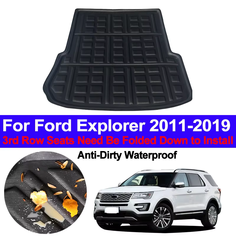 Plateau de doublure de chargement pour coffre arrière de voiture, tapis de sol Anti-salissure pour F