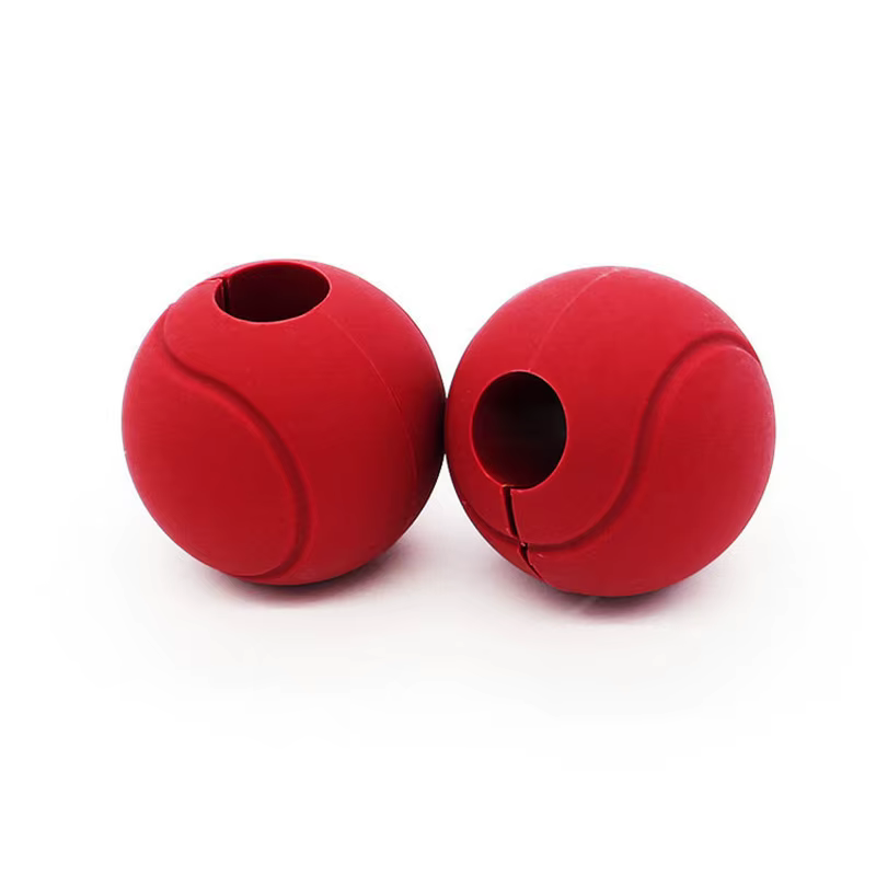 1 paire d'haltères poignées de boule d'haltère Kettlebell grosse poignée en Silicone tirer vers le h