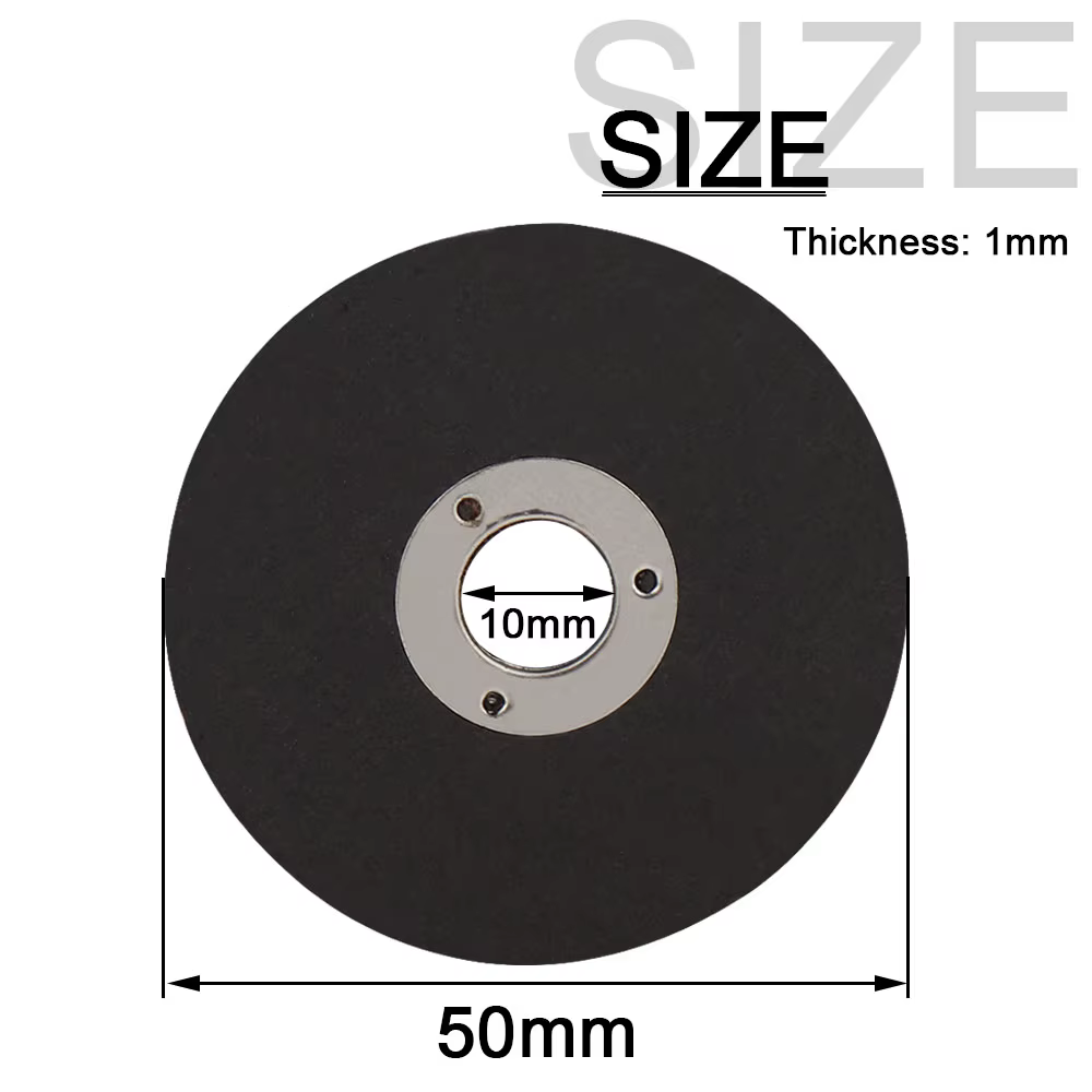Disques de coupe métalliques de 50 mm (2 pouces), disques de ponçage, disques de meulage pour meuleu