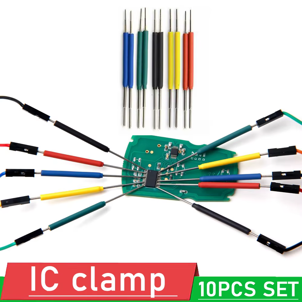 10 pièces puce universelle micro IC pince SOP SOIC TSOP MSOP SSOP SMD IC Test pince broche prise ada