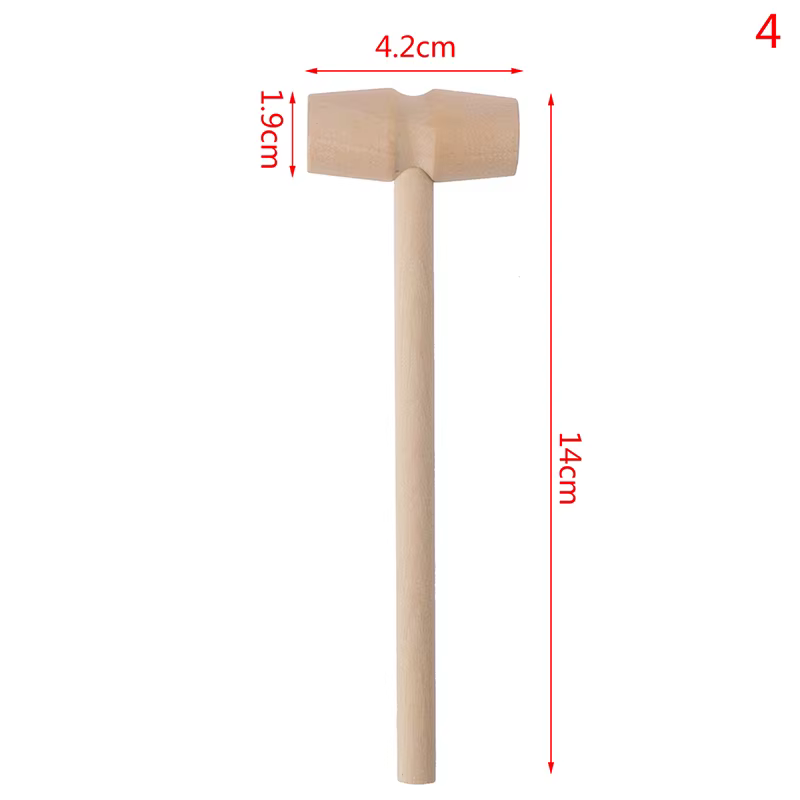 Marteau maillet en bois pour l'artisanat du cuir, outil de maillet, marteau exécutif, bijoux, 1PC