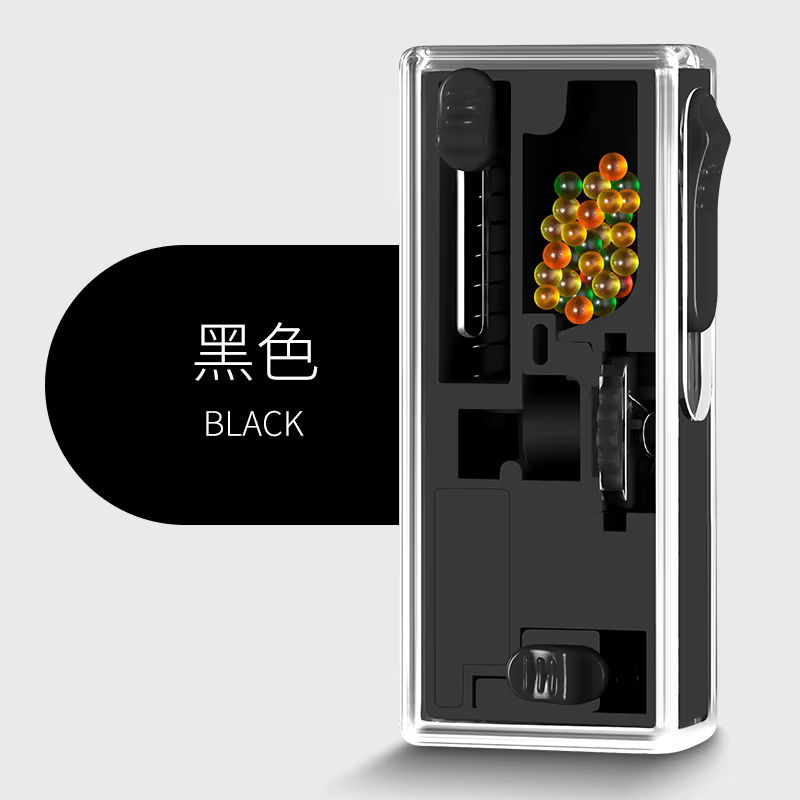 Nouvelle boîte de rangement fixe pour capsules de cigarettes, éclat de perles, remplissage en 3 seco