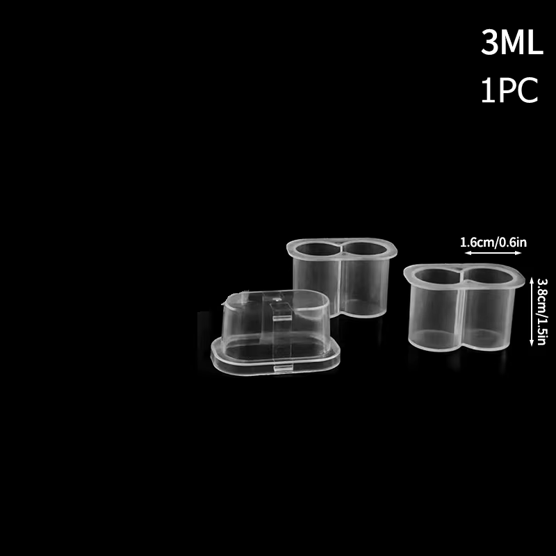 Boîte de rangement pour flacons de 3/5/7/10 ml, boîte de rangement en plastique pour microtubes à 2/