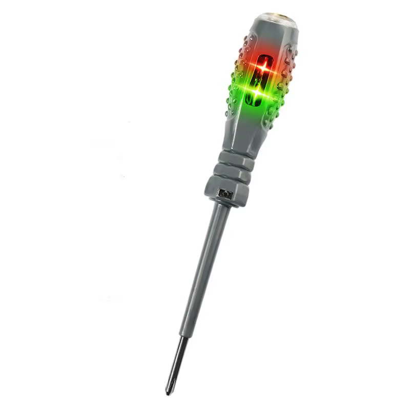 Tournevis d'électricien multifonction 2-en-1 avec testeur de tension sans contact pour les inspectio