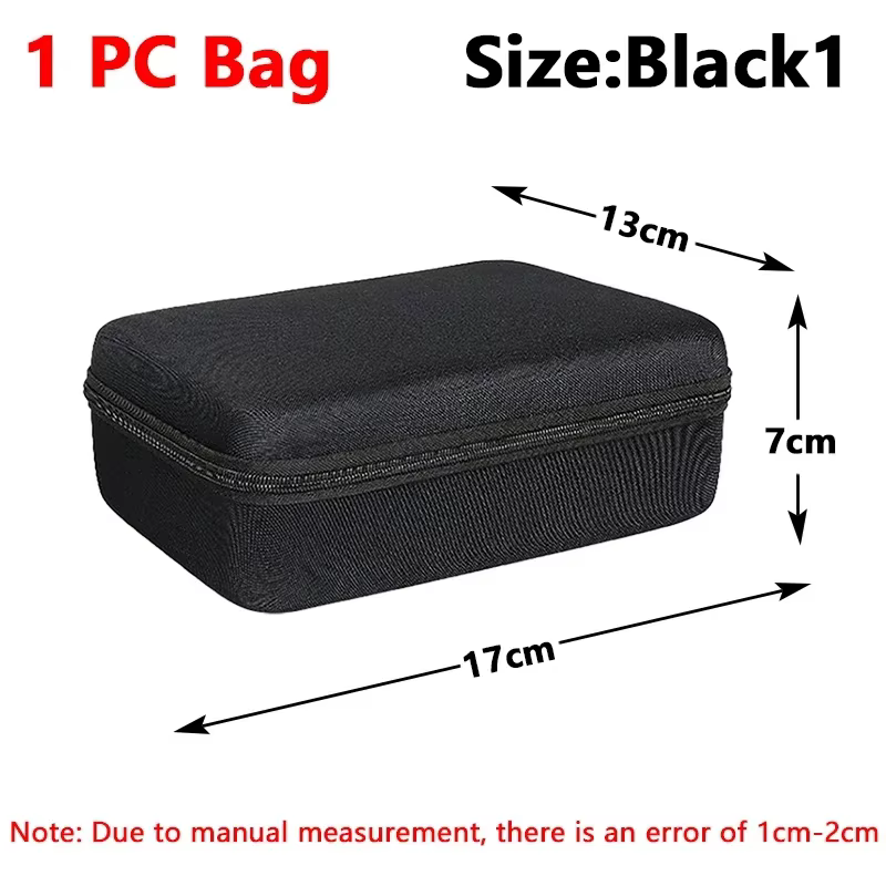 Boîte de rangement EVA, petit sac de voyage à fermeture éclair, étui de protection portable, sac à o