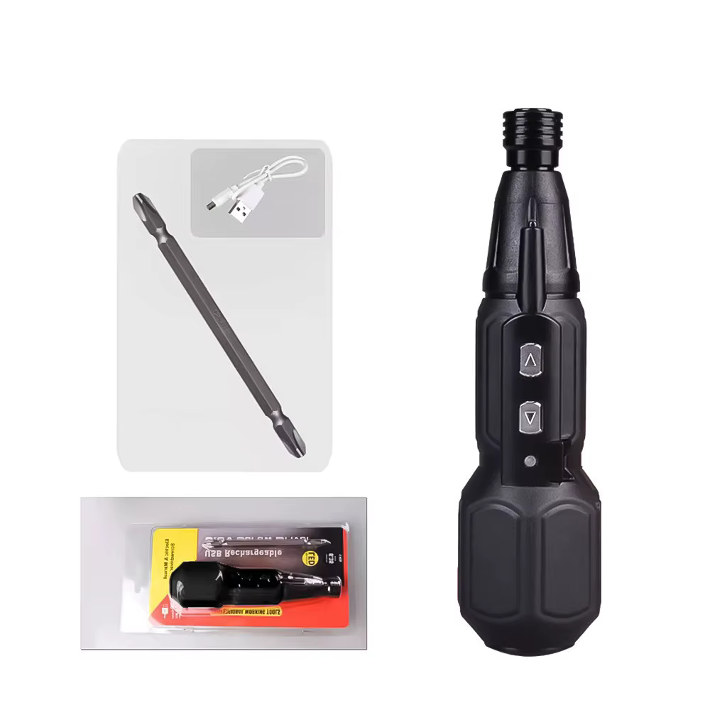 Tournevis électrique 3,6 V avec lumière LED, mini tournevis sans fil pour la maison, tournevis porta