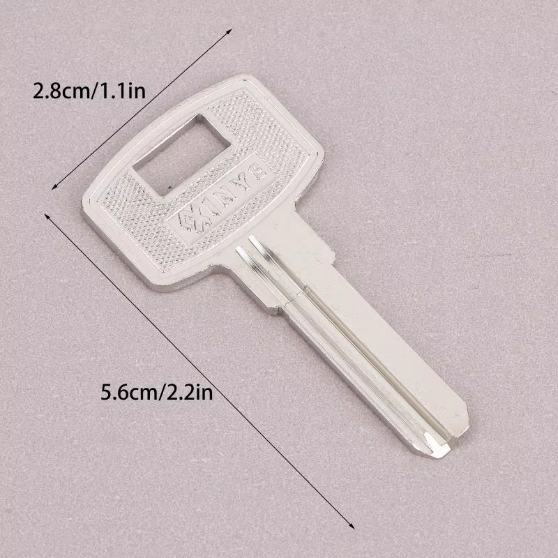 10 PCS/LOT Clé vierge FAV1D Baili à double fente, couramment utilisée, Matériau de clé / Clé vierge