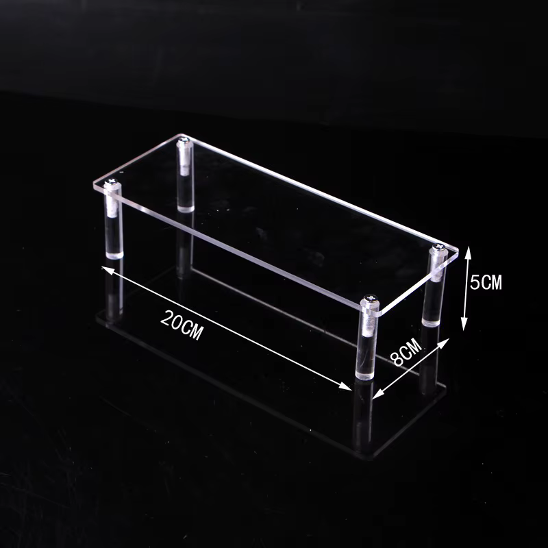 Présentoir en acrylique irisé pour décoration et organisation de bijoux, étagère de support pour fig