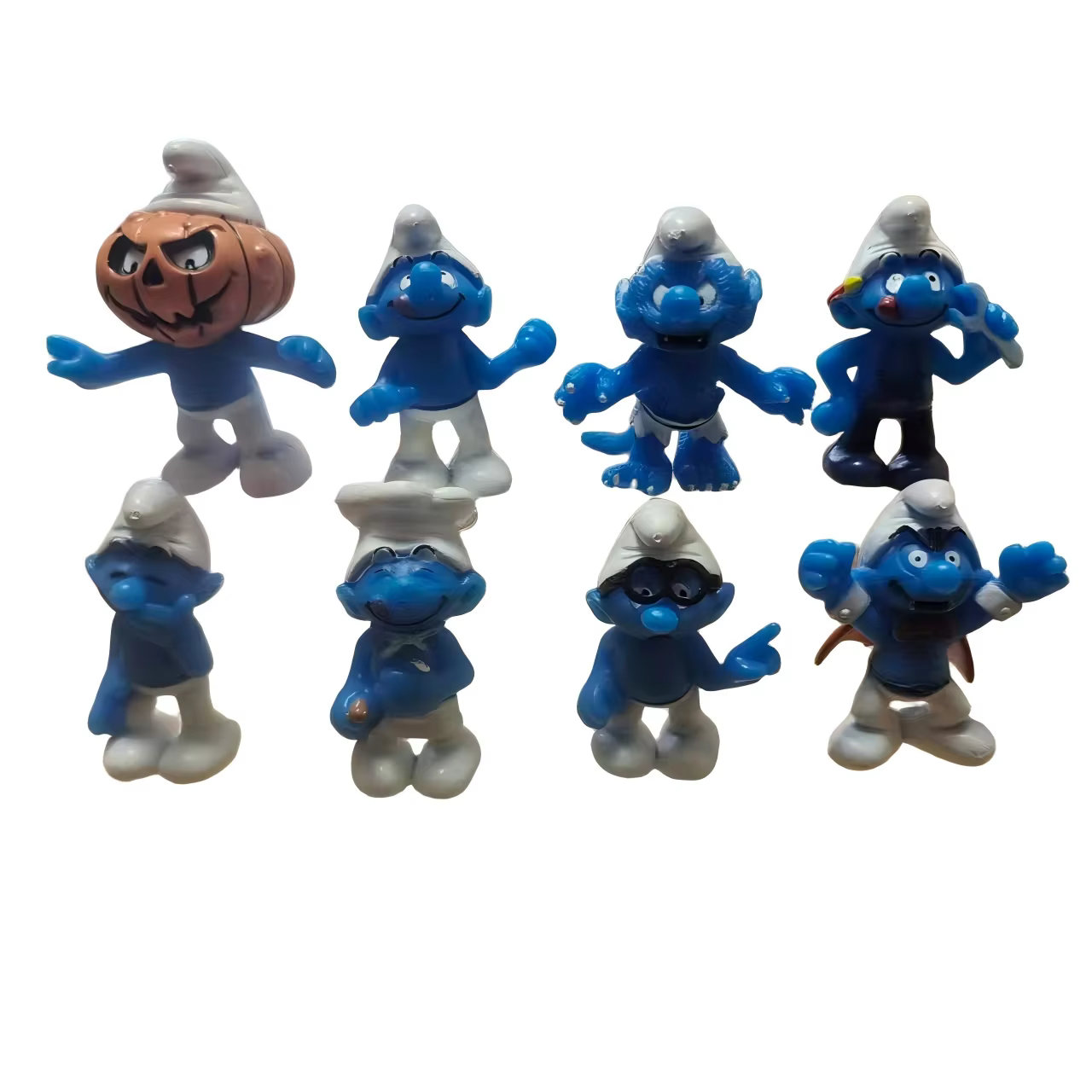 8 modèles de figurines de personnages de dessins animés mignons, cadeaux de décoration intérieure, c