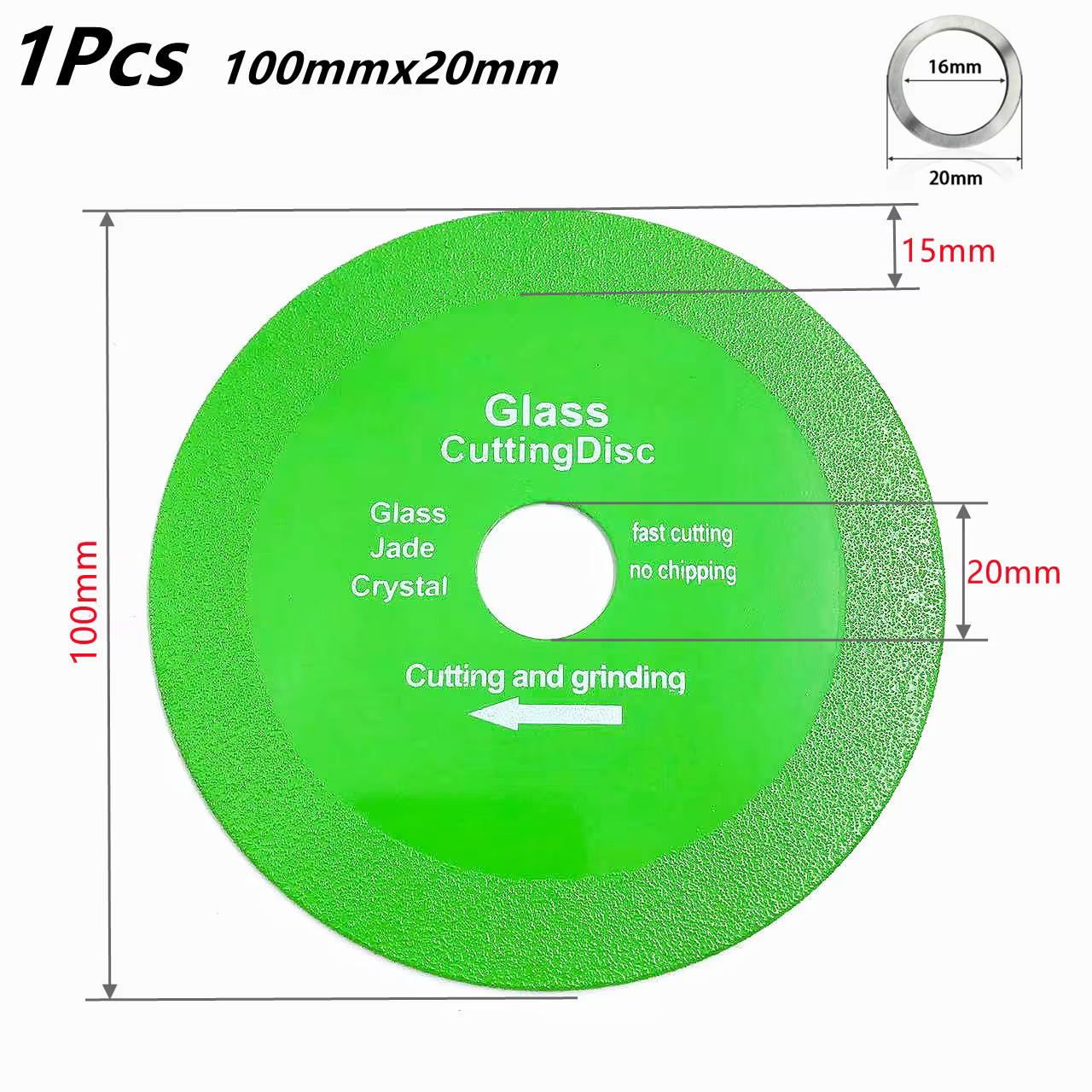 Lame de Scie Ultra-Fine en Diamant pour la Coupe du Verre, Accessoire pour Diversifier les Bouteille