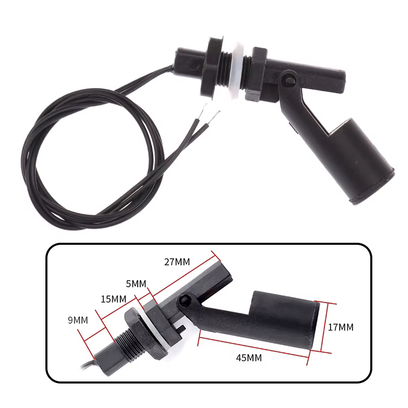 Interrupteur de niveau d'eau 12V/24V/220V, capteur de niveau de liquide, interrupteur à flotteur à b