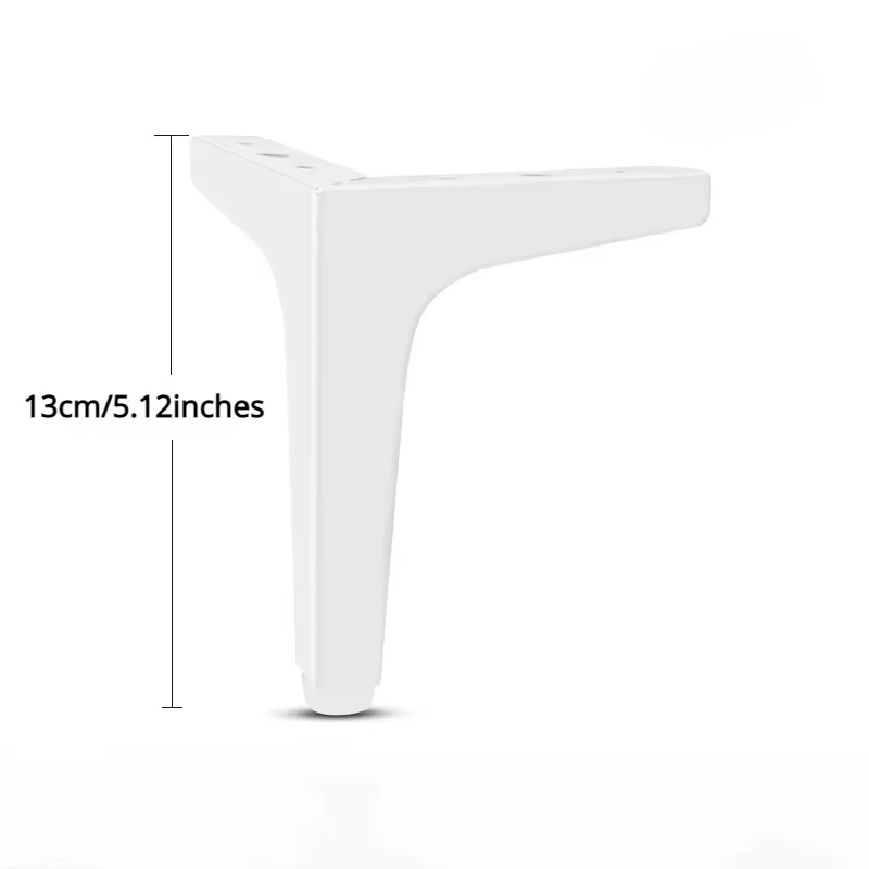 4 pièces 13cm pieds de Table basse en métal moderne pour meubles pieds de canapé lit chaise bureau c