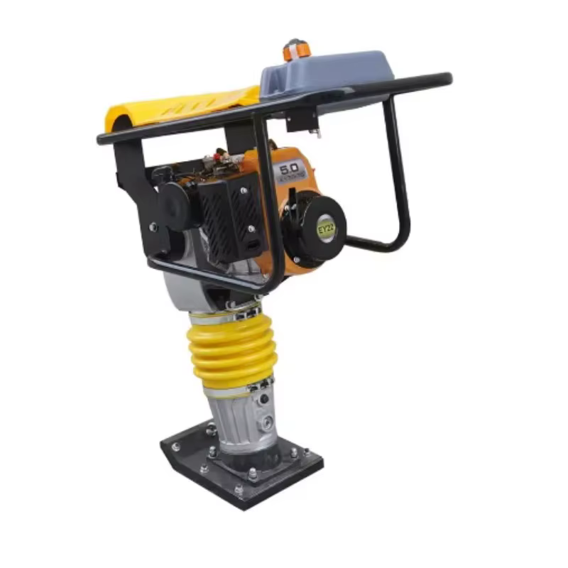 Pilonneuse à moteur 6,5 CV, efficace, avec un corps robuste et une utilisation simple