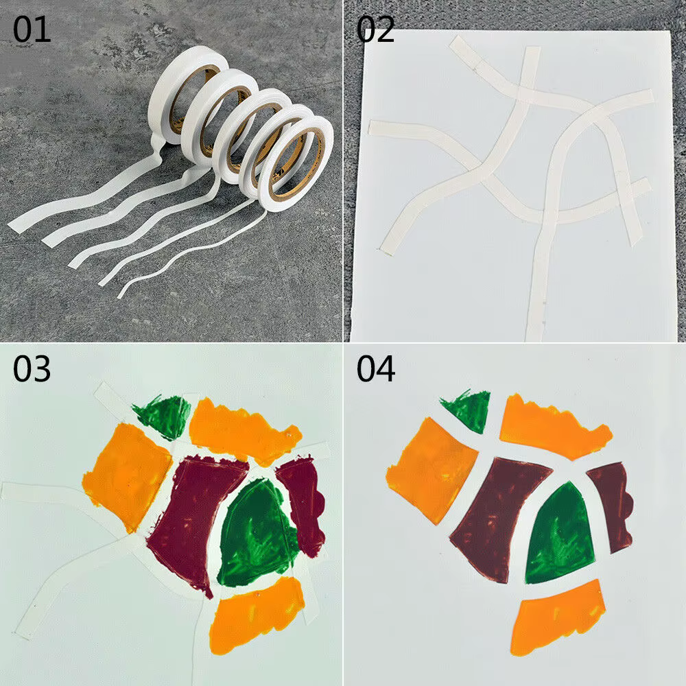 Outils de modèle 2mm 3mm 5mm 8mm 10mm courbes ruban de masquage pour modèle militaire Gundam passe-t