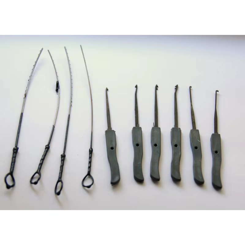 Ensemble d'extracteur de clé cassée, outil de retrait de clé de 0.2 à 0.4mm pour serrure de voiture 