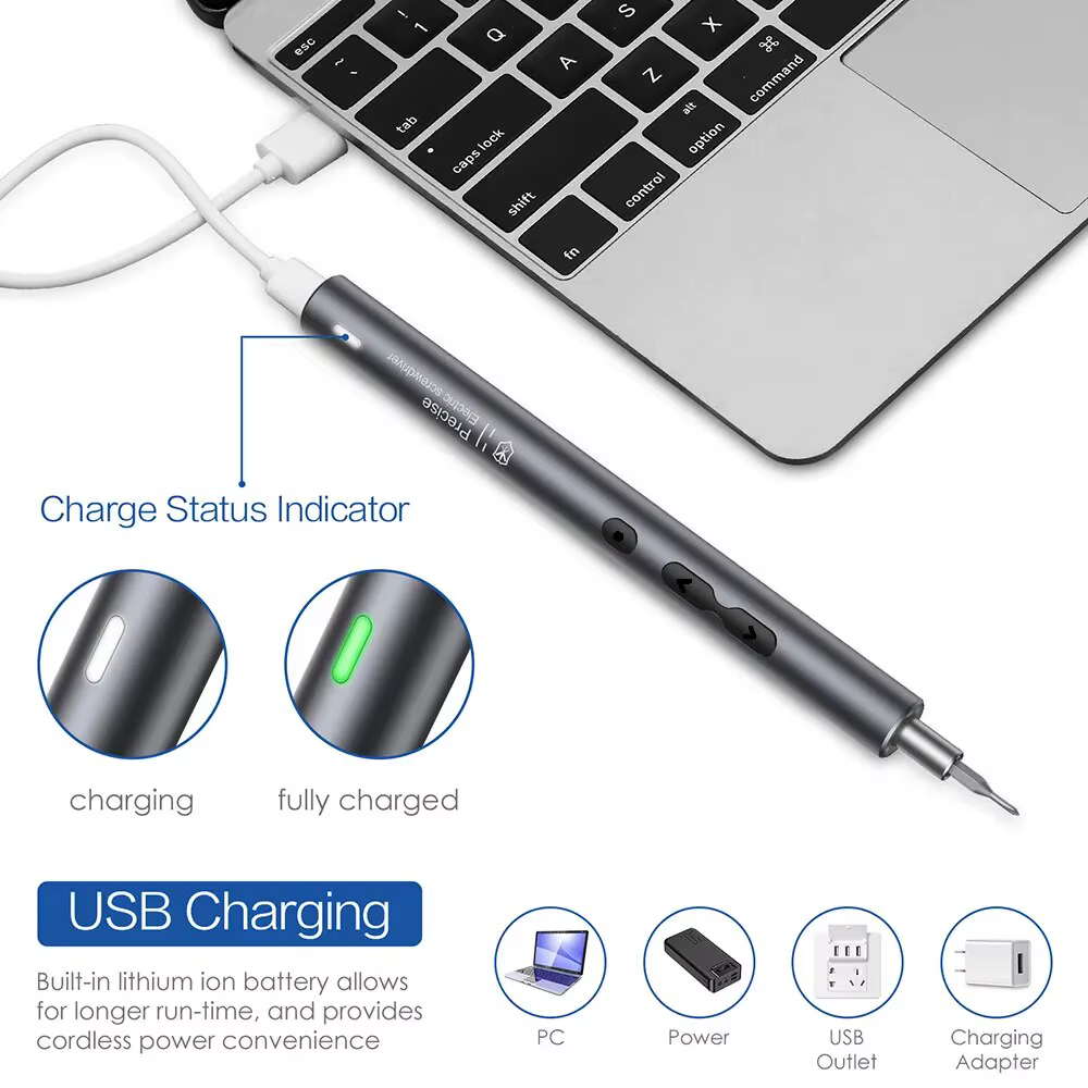 Tournevis électrique, ensembles de précision 62 en 1, Kit d'outils électriques, Mini petites embouts