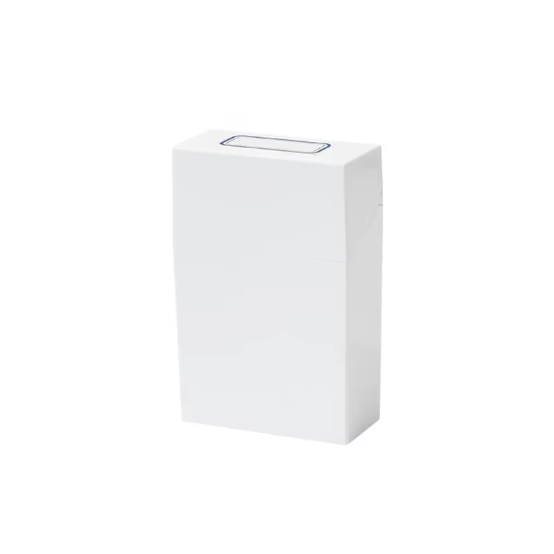 Boîte de rangement de bureau à couvercle rabattable, Mini idole blanche, carte Photo, orangiseur, pe