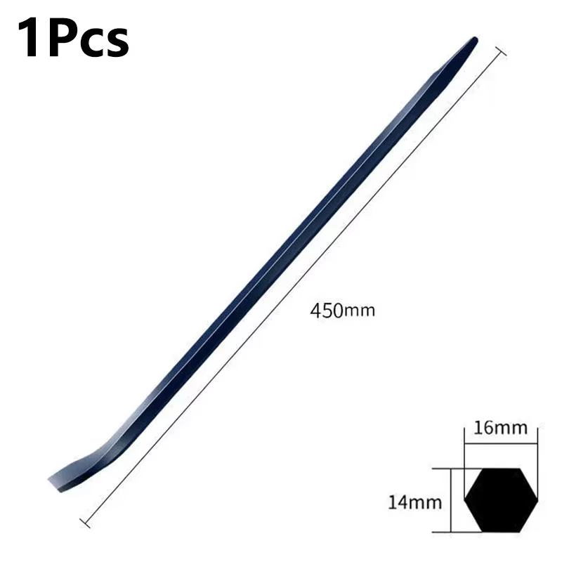 1 pièces pied de biche Hexagonal multifonctionnel 450mm acier au chrome Vanadium barre de levier aud