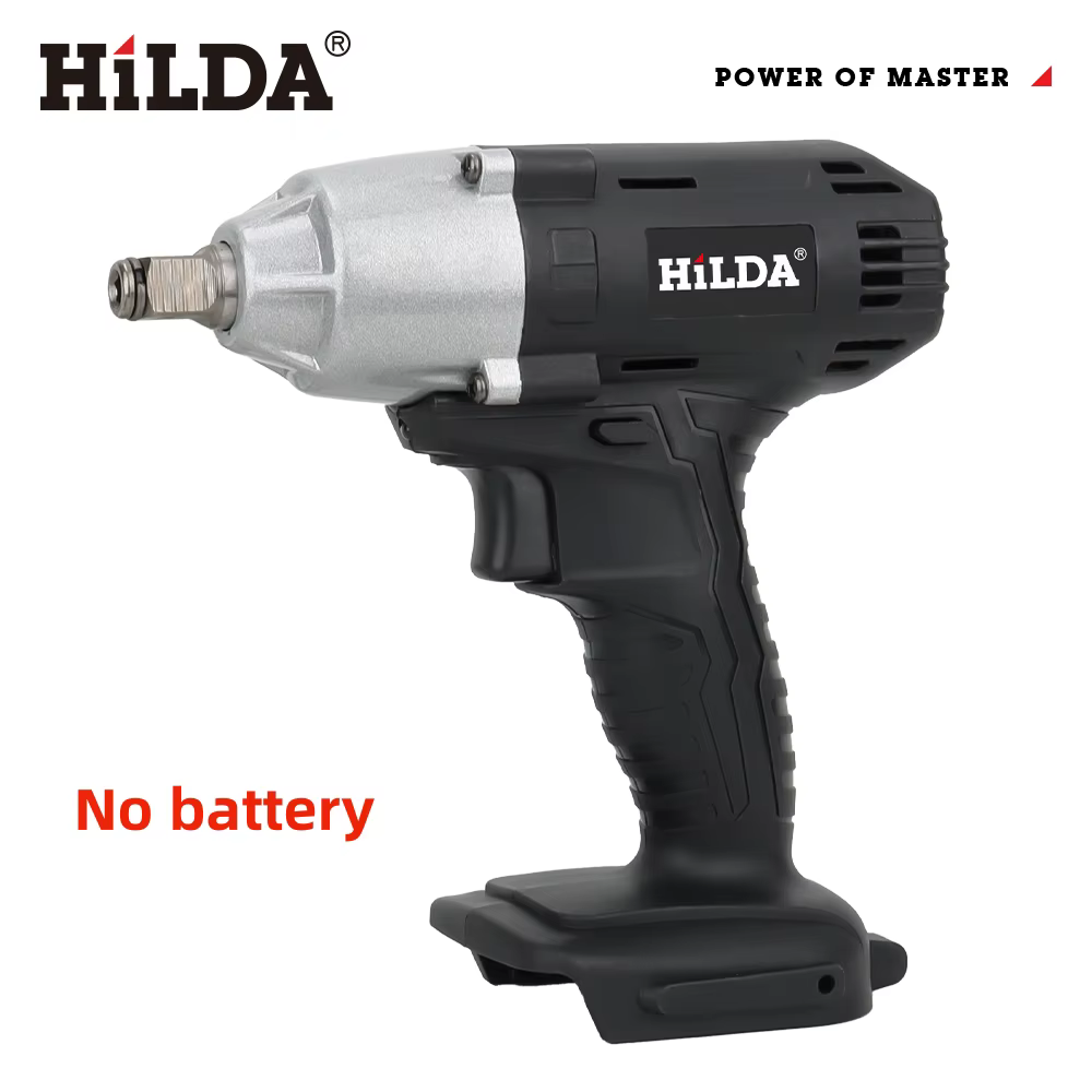 HILDA clé à chocs électrique 18V bleu sans brosse/brossé Rechargeable 1/2 clé à douille perceuse à m