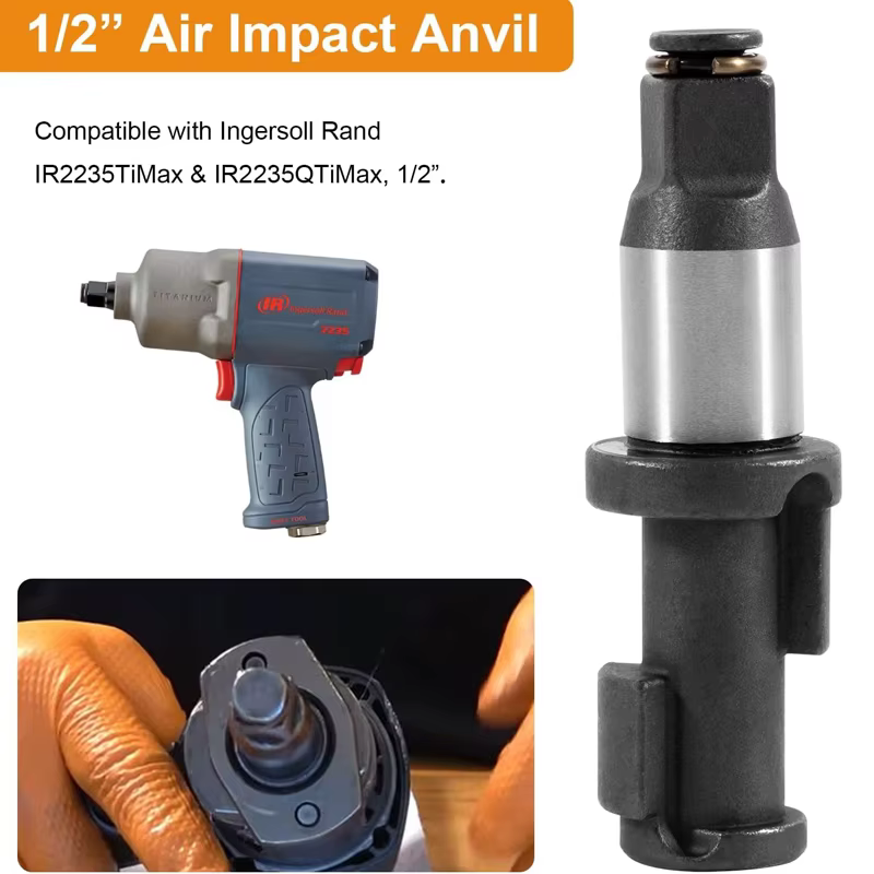 Enclume à Impact d'air 1/2 pouces avec joint torique et Clip de retenue pour Ingersoll Rand IR2235Ti