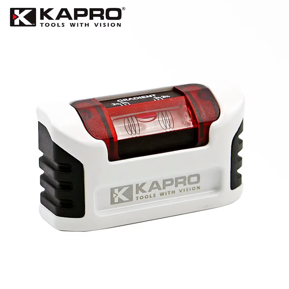Kapro – jauge de niveau, outil de nivellement, Clip de ceinture de 10cm, niveau à bulle magnétique e